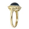 Image 2 : 4.87 ctw Swiss Blue Topaz and Diamond Ring - 10KT Yellow Gold