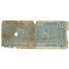 Image 2 : 1864 $10 The Confederate States of America Note T-68 CC