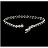 Image 4 : 2.50 ctw Diamond Tennis Bracelet - 18KT White Gold