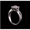 Image 4 : 1.05 ctw Diamond Ring - 14KT White Gold