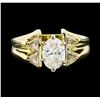 Image 2 : 1.45 ctw Diamond Ring - 14KT Yellow Gold