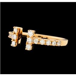 0.41 ctw Diamond Ring - 18KT Rose Gold