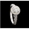 Image 4 : 1.29 ctw Diamond Ring - 14KT White Gold