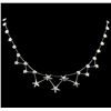 Image 2 : 3.00 ctw Diamond Necklace - 18KT White Gold