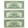 Image 4 : 1963 $5 Fine Red Seal Bill Lot of 3