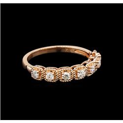 0.35 ctw Diamond Ring - 14KT Rose Gold