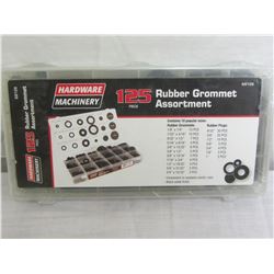 125 Piece Rubber Gromet Assortment