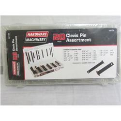 20 Piece Clevis Pin Assortment
