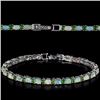 Image 1 : Natural Opal & Chrome Diopside Bracelet