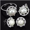 Image 1 : Natural Japanese Pearl Jewelry Set