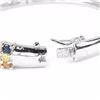 Image 2 : Natural Fancy Color Sapphire 115 Carats Bangle