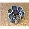 Image 1 : Mint Roll Special Wrap 2012 to 2017 50 Cents. Lot of 7 ROLLS