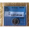 Image 1 : 1965 CANADA 10 CENTS MS-65 ICCS CAMEO