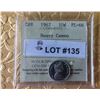 Image 1 : 1967 CANADA 10 CENTS PL-66 ICCS HEAVY CAMEO