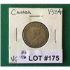 Image 1 : 1934 CANADA 25 CENTS VG-8