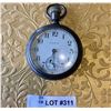 Image 1 : ELGIN SILVER POCKET WATCH 15 JEWELSN NOT RUNNING, AS IS