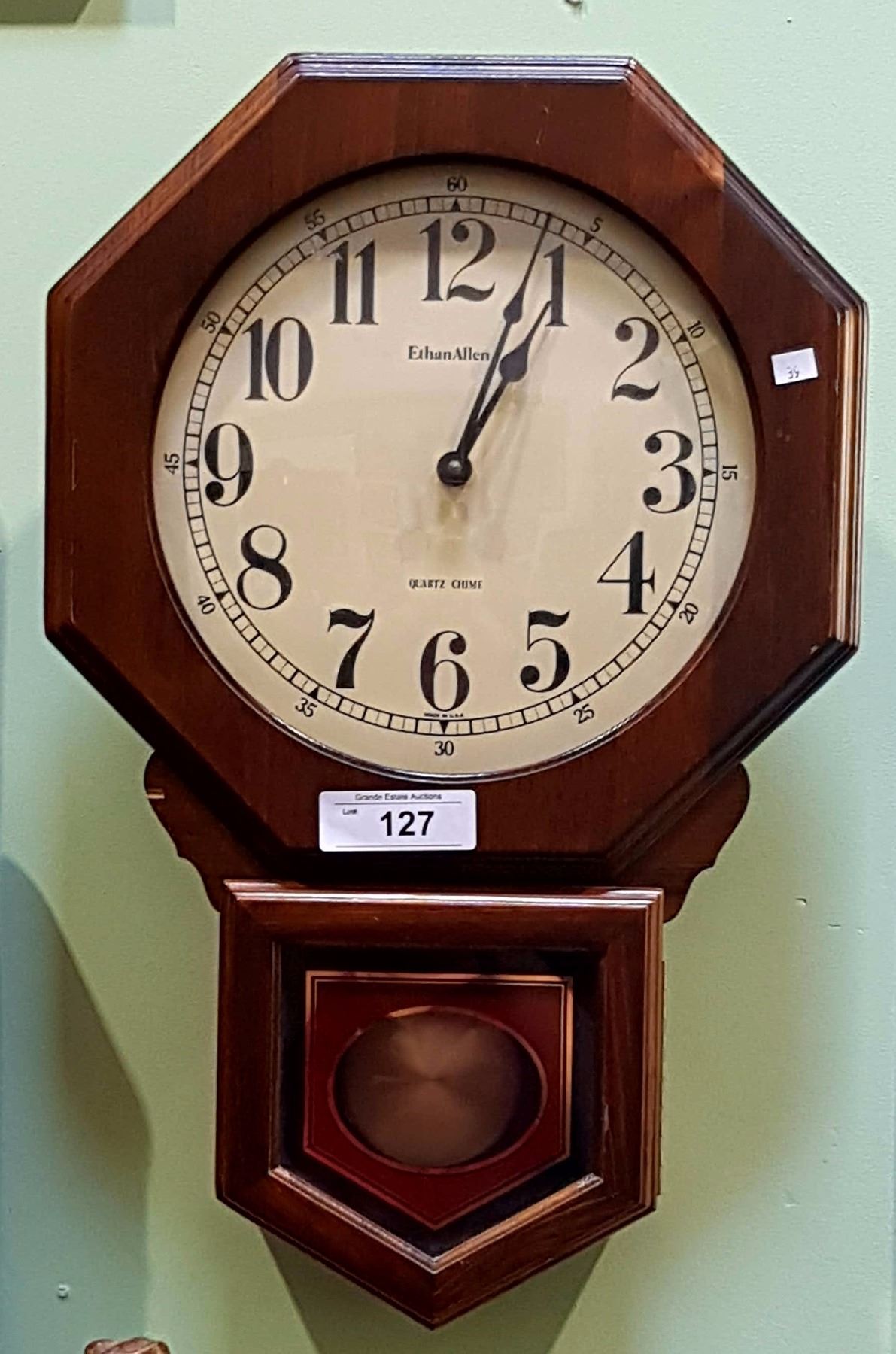 Ethan Allen Quartz Chime Pendulum Clock Ethan Allen Quartz Chime Pendulum Clock