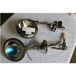 TWO VINTAGE VEHICLE LIGHTS