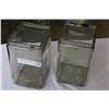 Image 1 : TWO ANTIQUE GLASS BATTERY CONTAINERS
