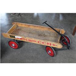 VINTAGE CCM WOOD WAGON