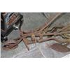 Image 2 : LARGE ANTIQUE 3 POINT HORSE DRAWN PLOUGH