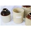 Image 2 : LOT OF FOUR MEDALTA JUGS AND CROCKS
