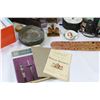 Image 3 : TWO TRAYS OF COLLECTIBLE ITEMS AND JFK NEWSPAPER