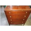 Image 1 : VINTAGE 4 DRAWER WALNUT DRESSER