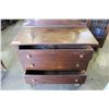 Image 2 : VINTAGE 3-DRAWER OAK DRESSER WITH BEVELLED MIRROR