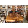 Image 1 : ANTIQUE WALNUT DINING TABLE AND 6 CHAIRS