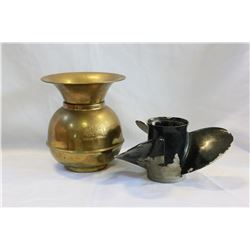 BRASS SPITTOON + PROPELLER