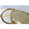 Image 2 : BOWED GLASS ANTIQUE MIRROR AND ANTIQUE FRAMED MIRROR