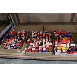 THREE TRAYS OF VINTAGE RADIO TUBES