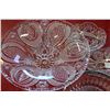 Image 3 : LOT OF EARLY CRYSTAL SERVING PIECES ONE TURNING AMETHYST