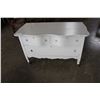 Image 1 : 3-DRAWER PAINTED WHITE DRESSER