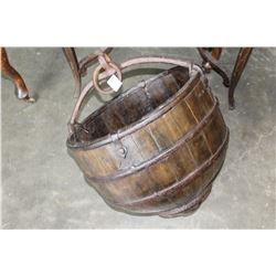 IRON BOUND WELL BUCKET