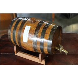 VINTAGE BARRELL ON STAND