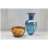 Image 1 : ROSEVILLE US POTTERY PLANTER AND ART GLASS VASE