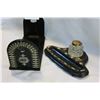 Image 2 : EARLY 1900S INLAID BOOKEND + INKWELL