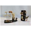 Image 1 : TWO PIECES OF CARVED BONE