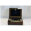 Image 1 : C. 1840 MENS MAHOGANY VANITY SET