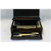 Image 2 : C. 1840 MENS MAHOGANY VANITY SET