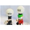Image 2 : TWO VINTAGE FIGURAL BAR LAMPS