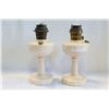 Image 1 : TWO ANTIQUE LINCOLN DRAPE OIL LAMP BASES