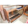 Image 2 : ANTIQUE OAK SIDEBOARD WITH PAW FEET AND MIRROR GALLERY