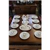 Image 1 : ANTIQUE COPELAND SPODE BRIAR ROSE 63 PIECE CHINA SET