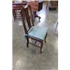 Image 2 : SINGLE WALNUT DINING CHAIR