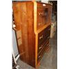 Image 2 : HAMMOND FURNITURE 5-DRAWER BURLED WALNUT DRESSER