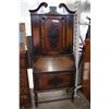 Image 1 : ANTIQUE WALNUT CARVED SECRETAIRE DESK