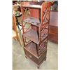 Image 2 : SMALL MAHOGANY STEP BACK BOOKSHELF
